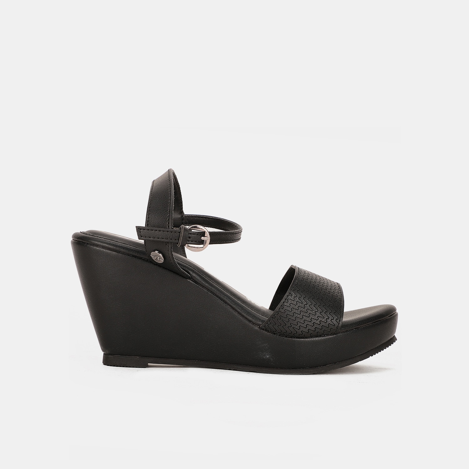 Bata Black Heel Sandals for Women
