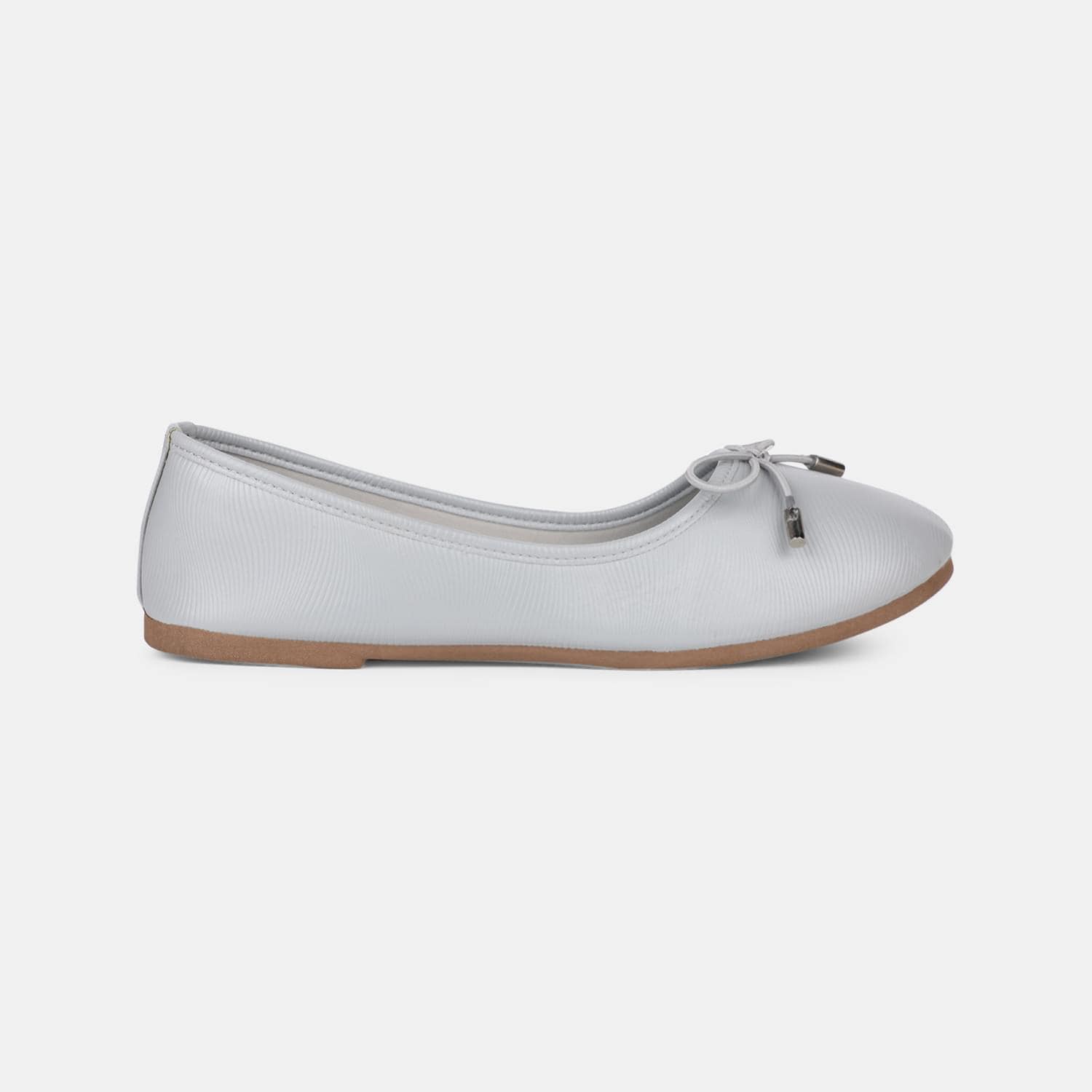 BATA GREY BALLERINA FOR WOMEN