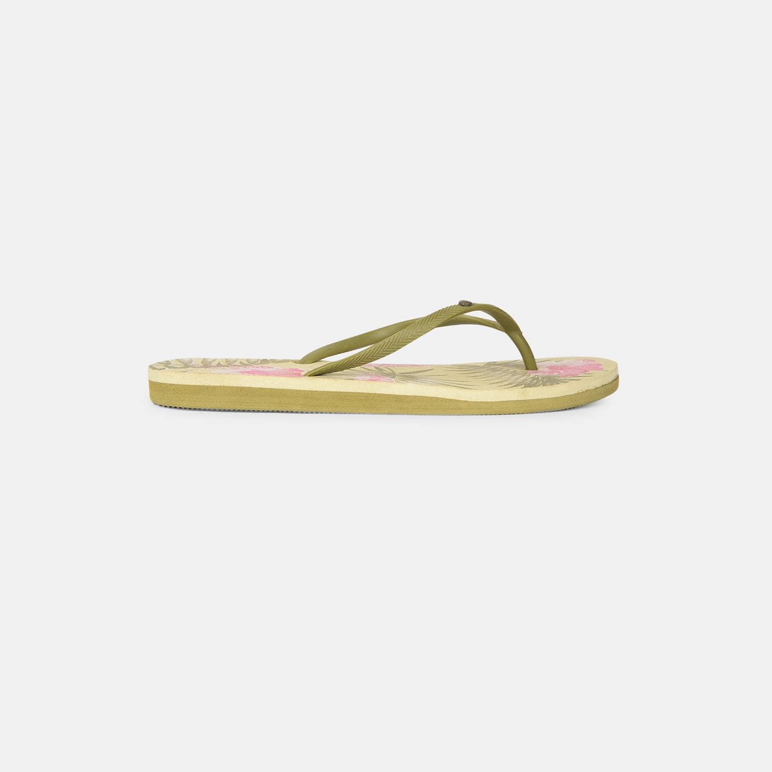 Bata sunshine beige flip flops for women