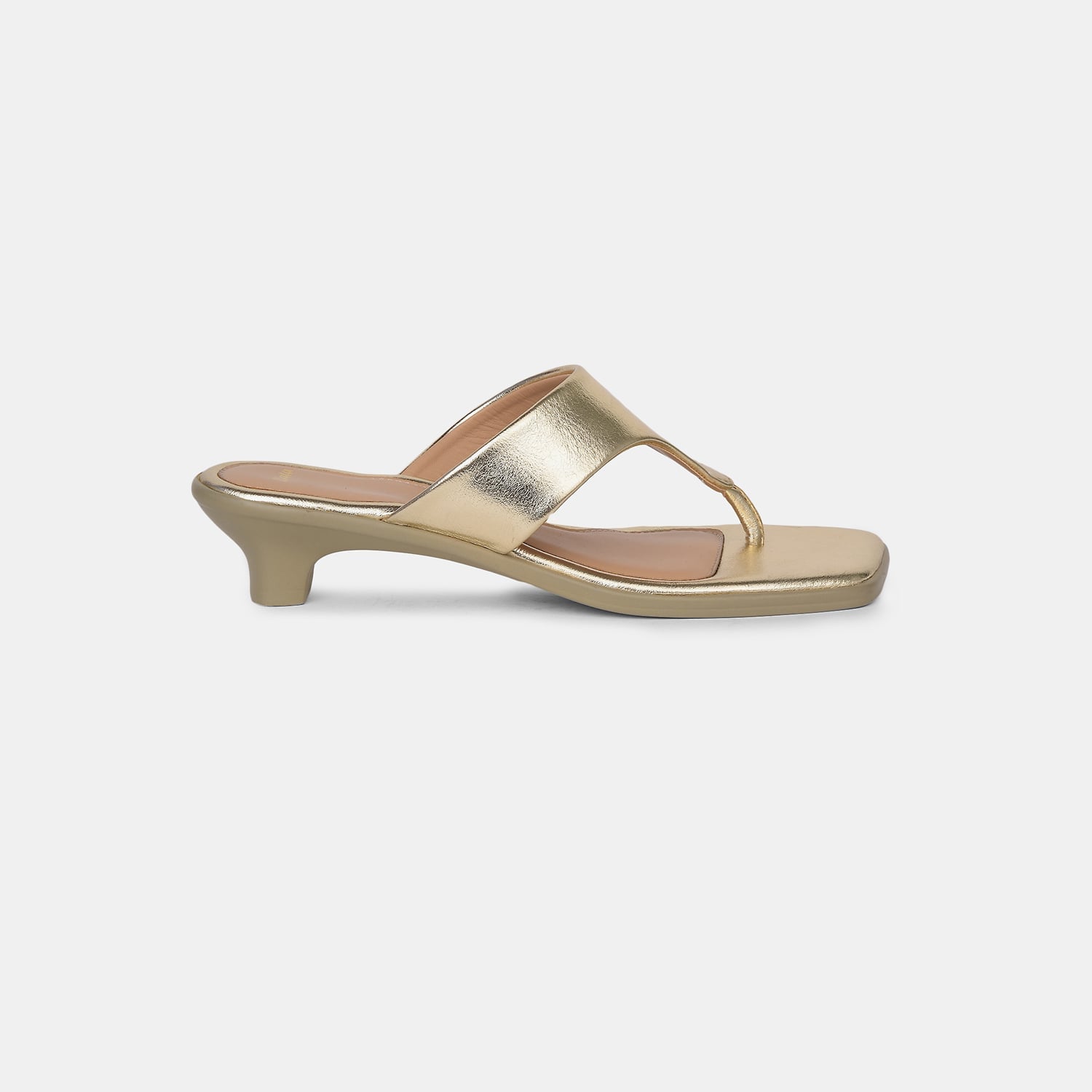 Bata Gold Thongs For Women