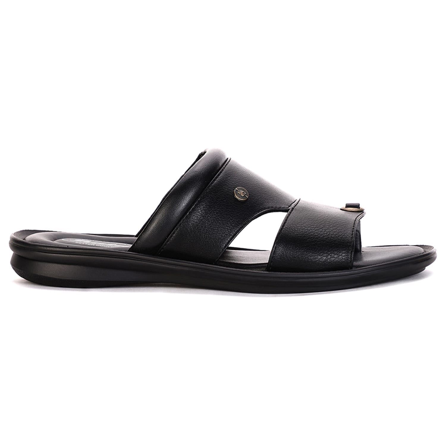 Bata black thongs for men