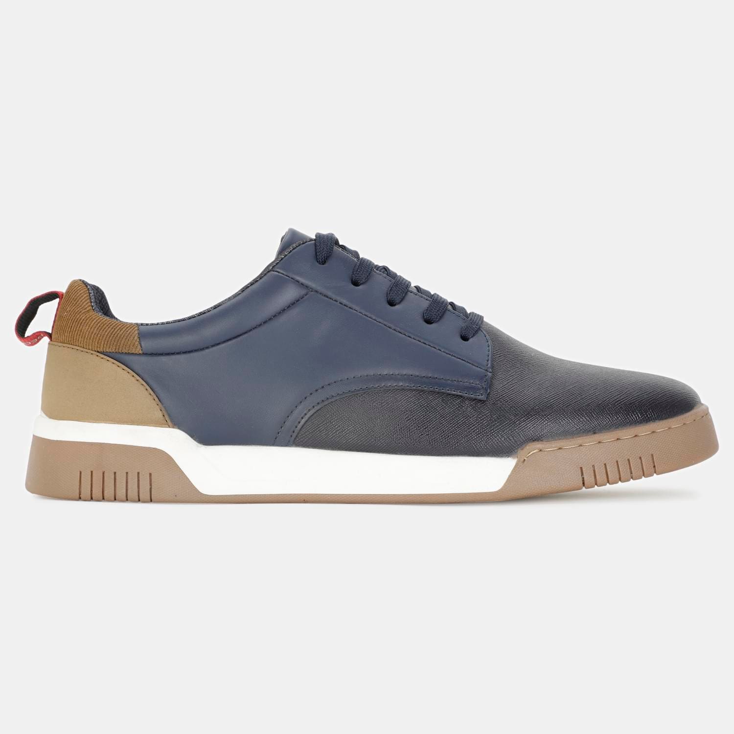 Red label navy sneakers for men