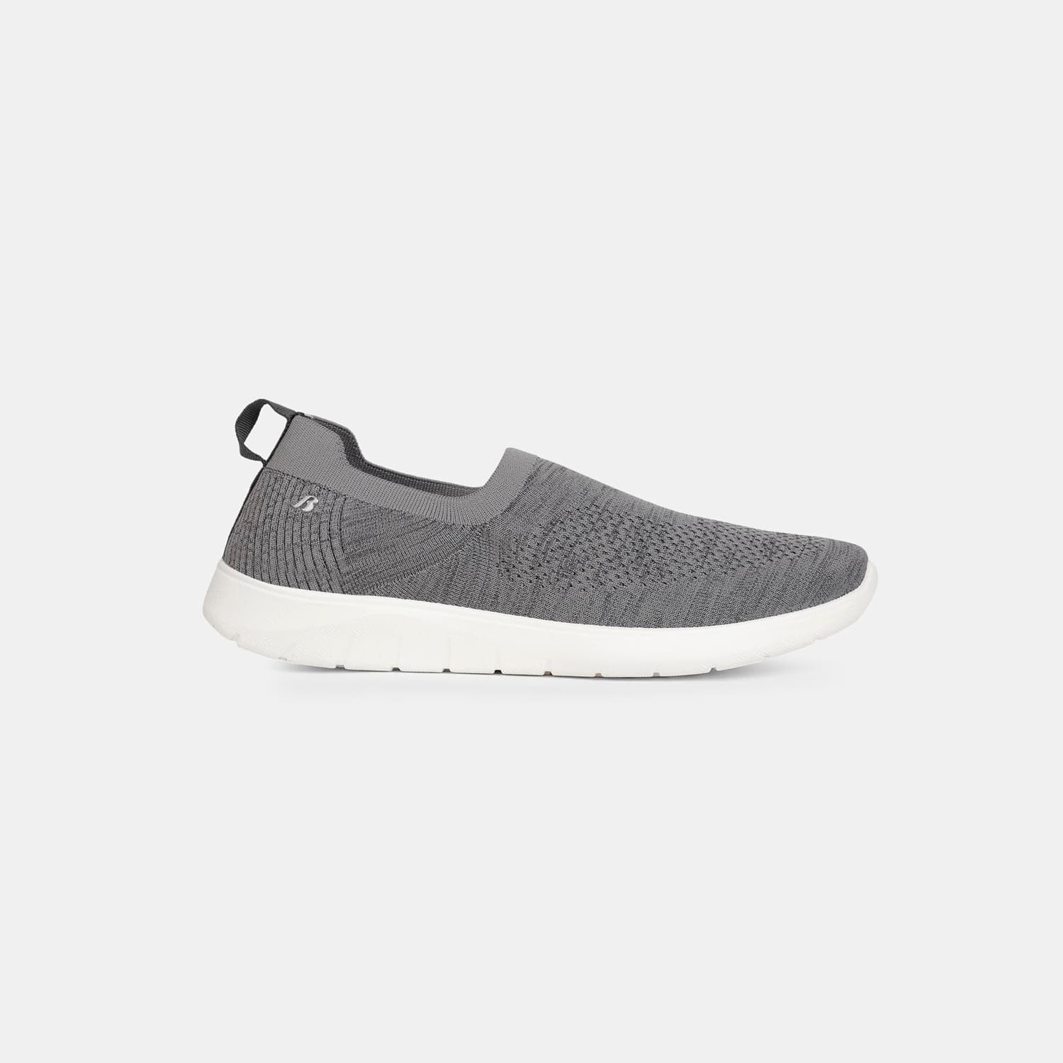 BATA GREY CASUAL SHOES FOR MEN