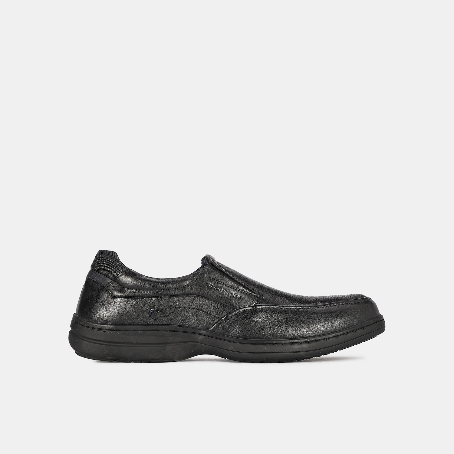 Hush Puppies Black Slip On Formal Shoes For Men