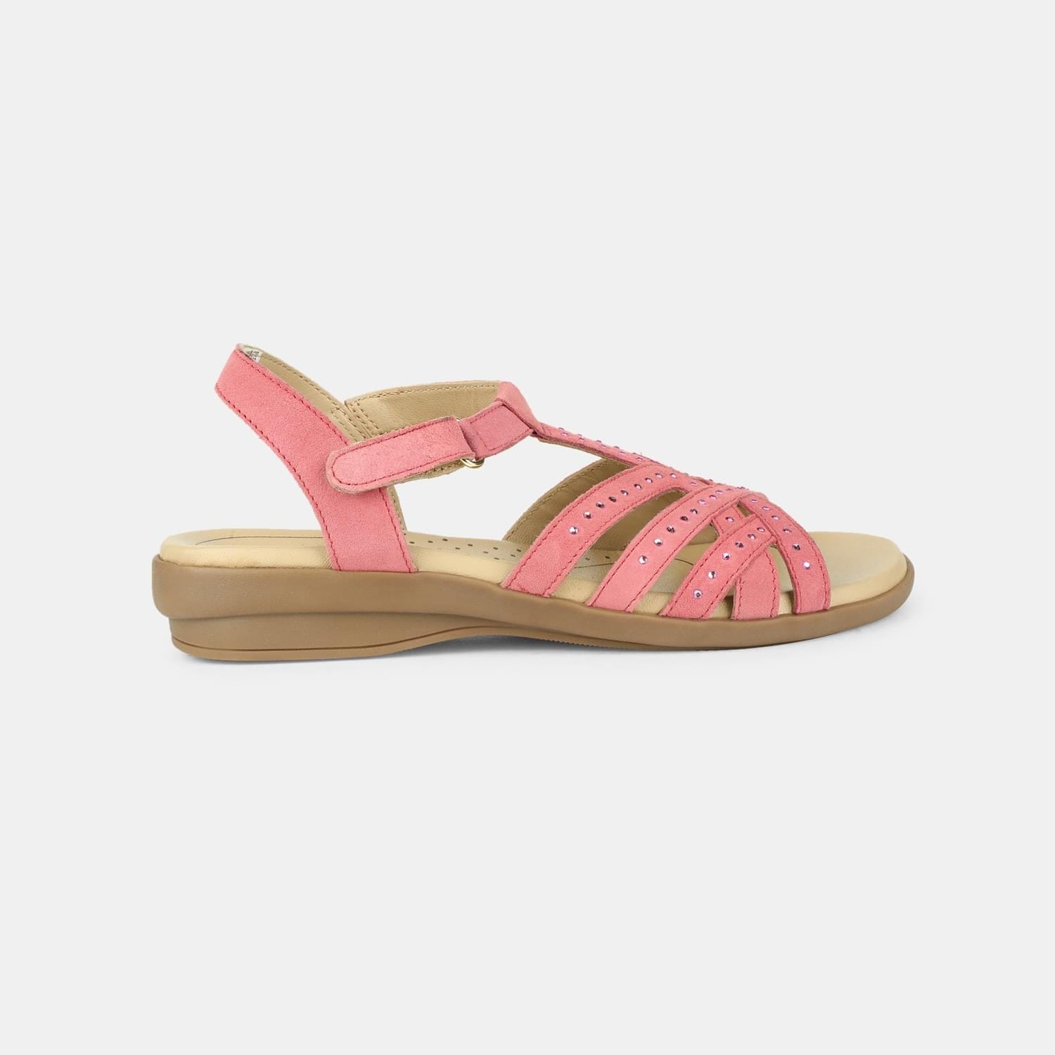 Hush Puppies Pink Flat Sandals For Women