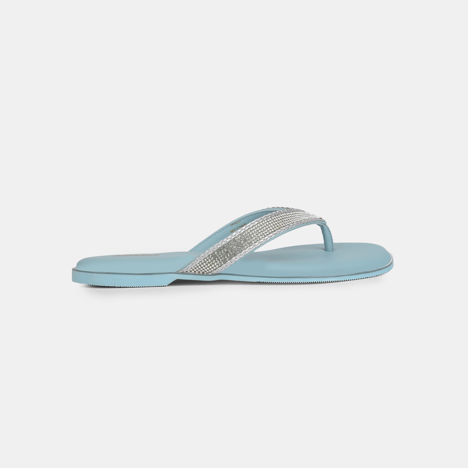 Bata Light Blue Thongs For Women