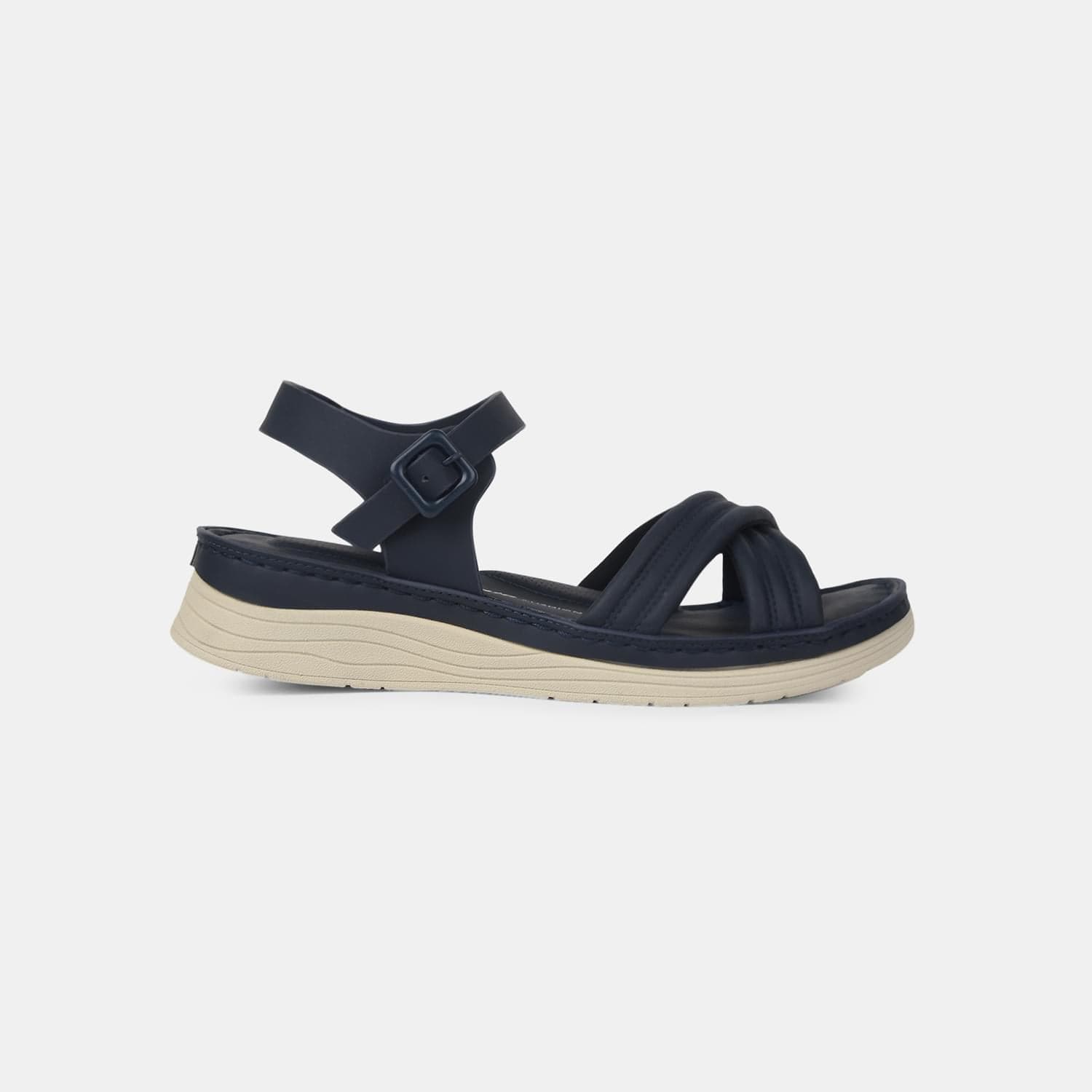 BATA COMFIT NAVY SANDALS FOR WOMEN