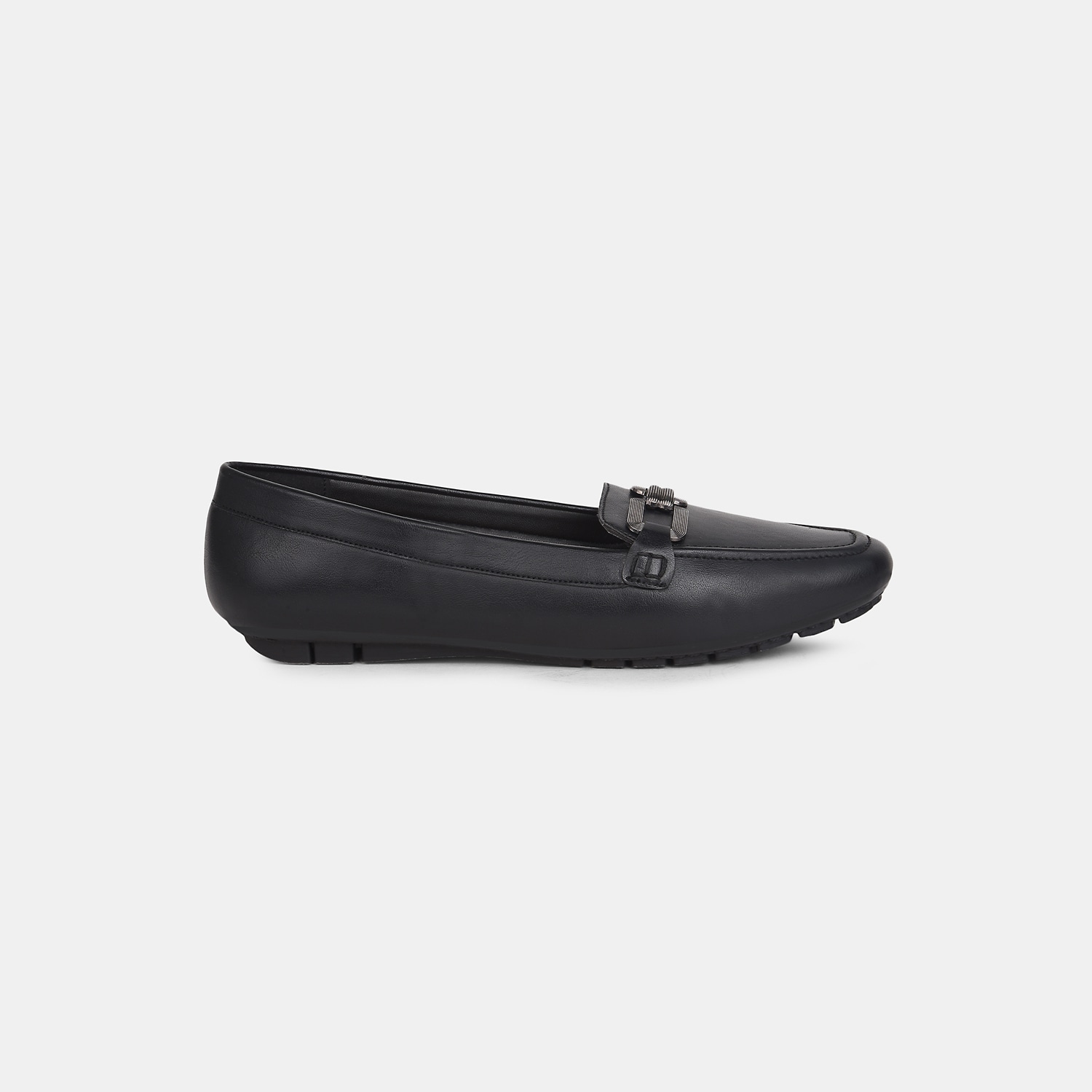 Bata Black Loafers For Women
