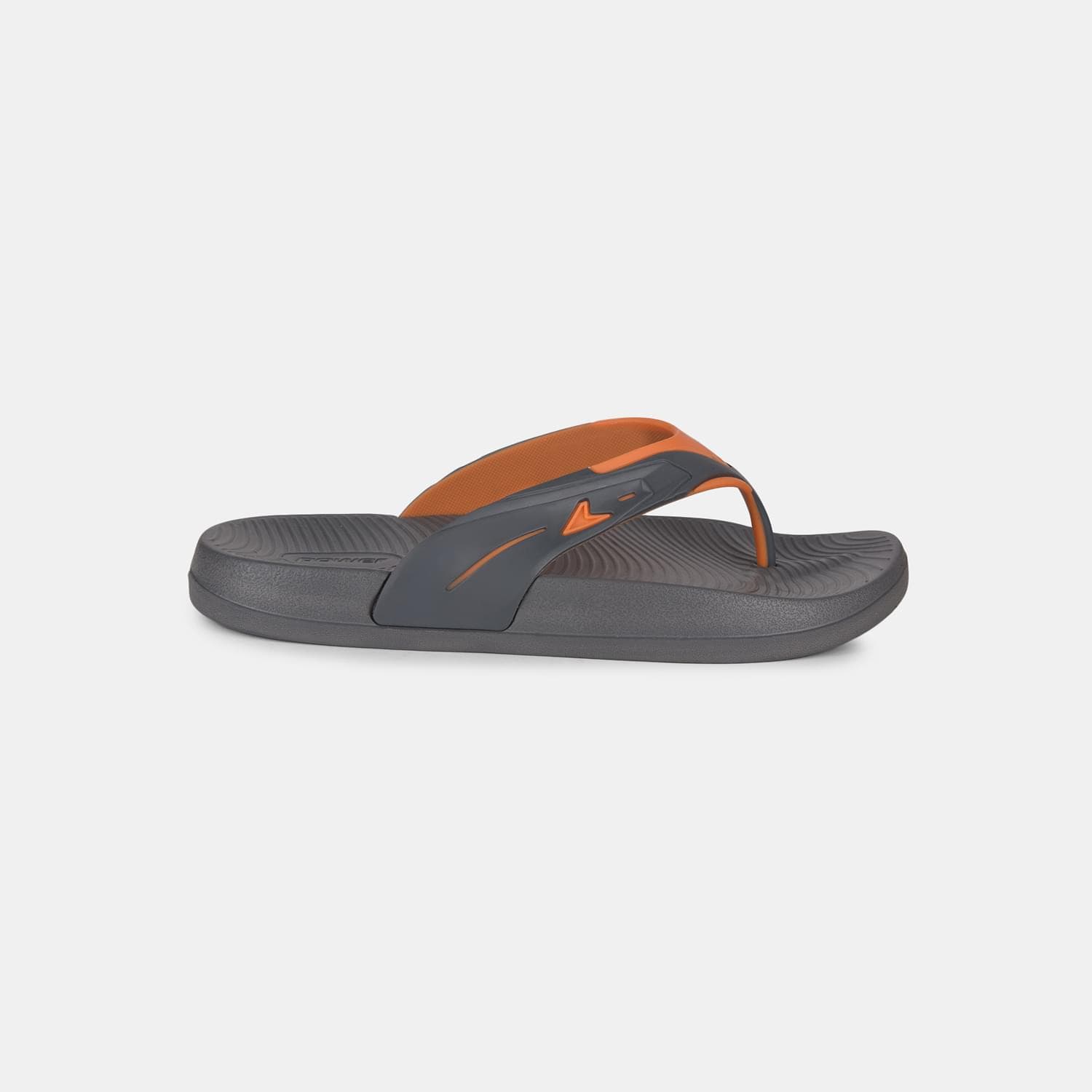 Power Dark Grey Flip Flops For Men