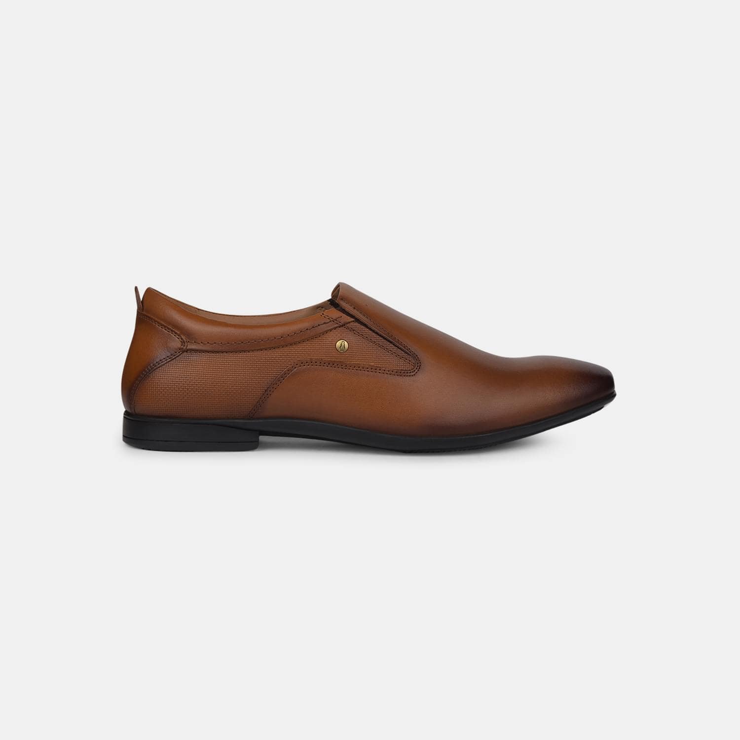Hush Puppies Tan Slip On Formal Shoes For Men