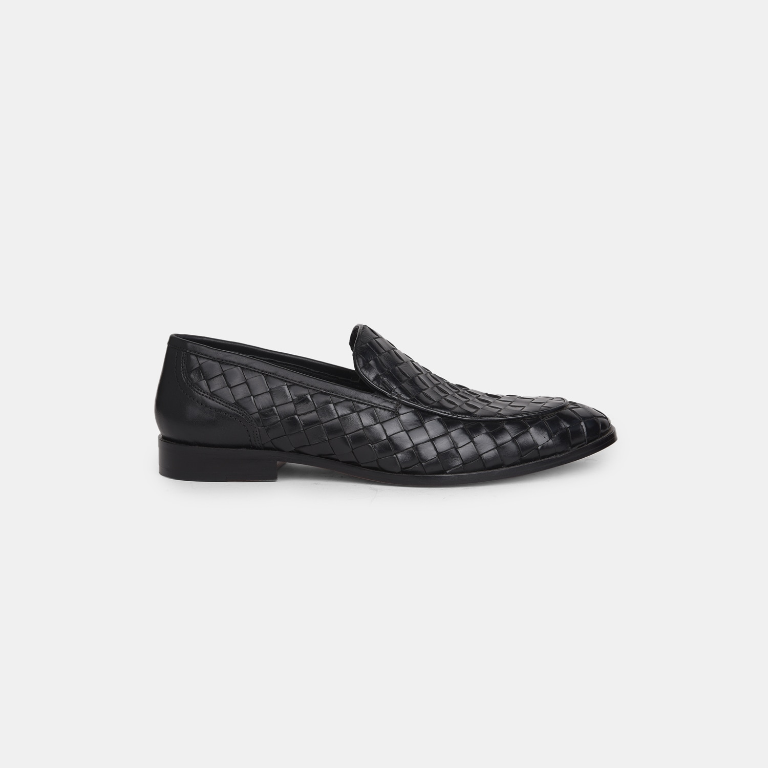 Hush Puppies Black Formal Slip-On Shoes For Men