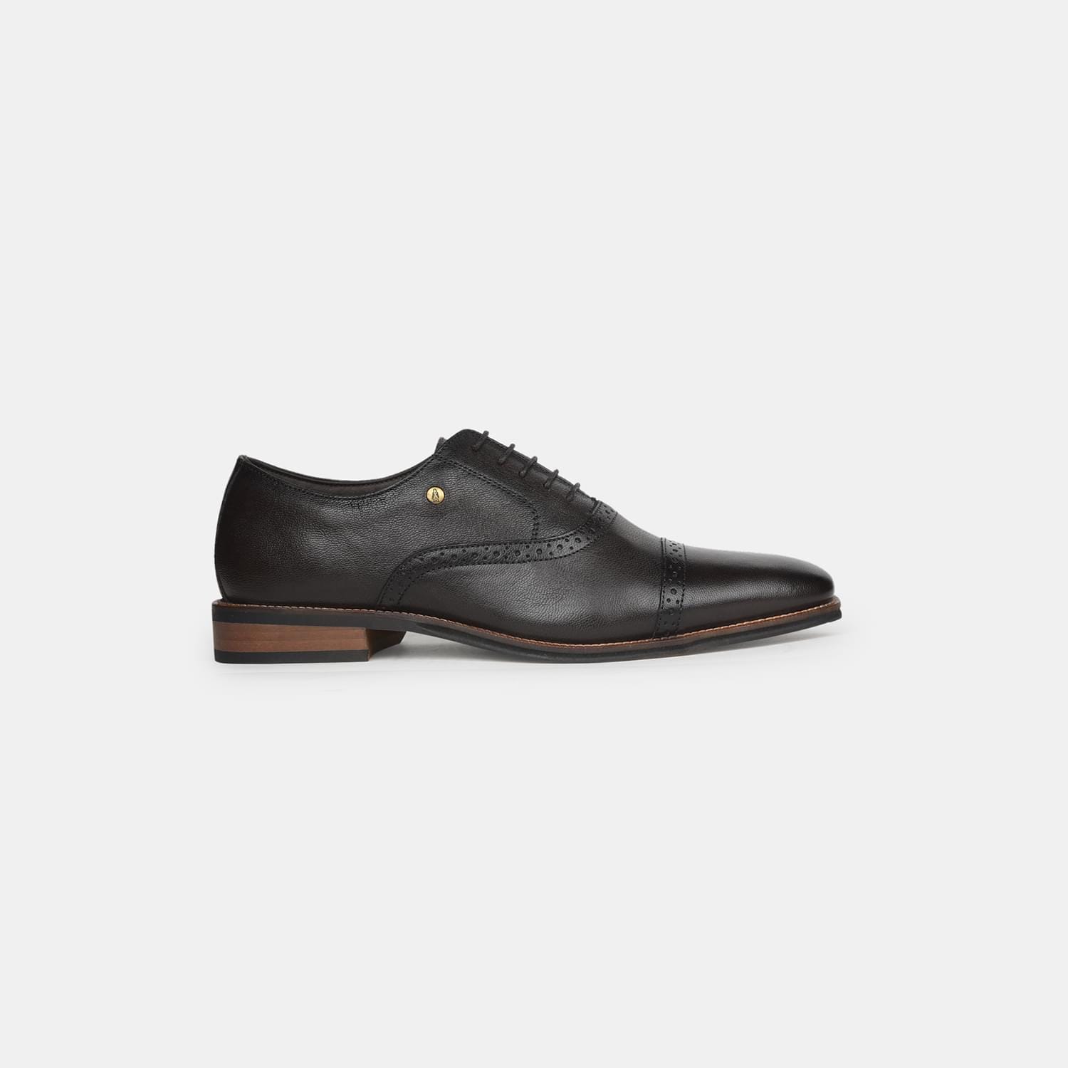 Hush Puppies Brown Oxford Formal Shoes For Men