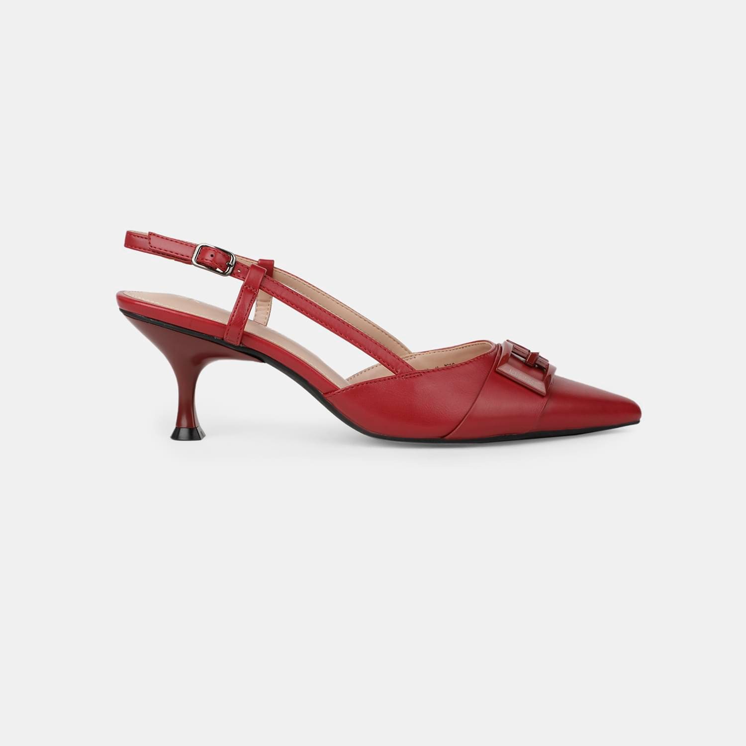 NINE WEST MAROON SANDAL FOR WOMEN