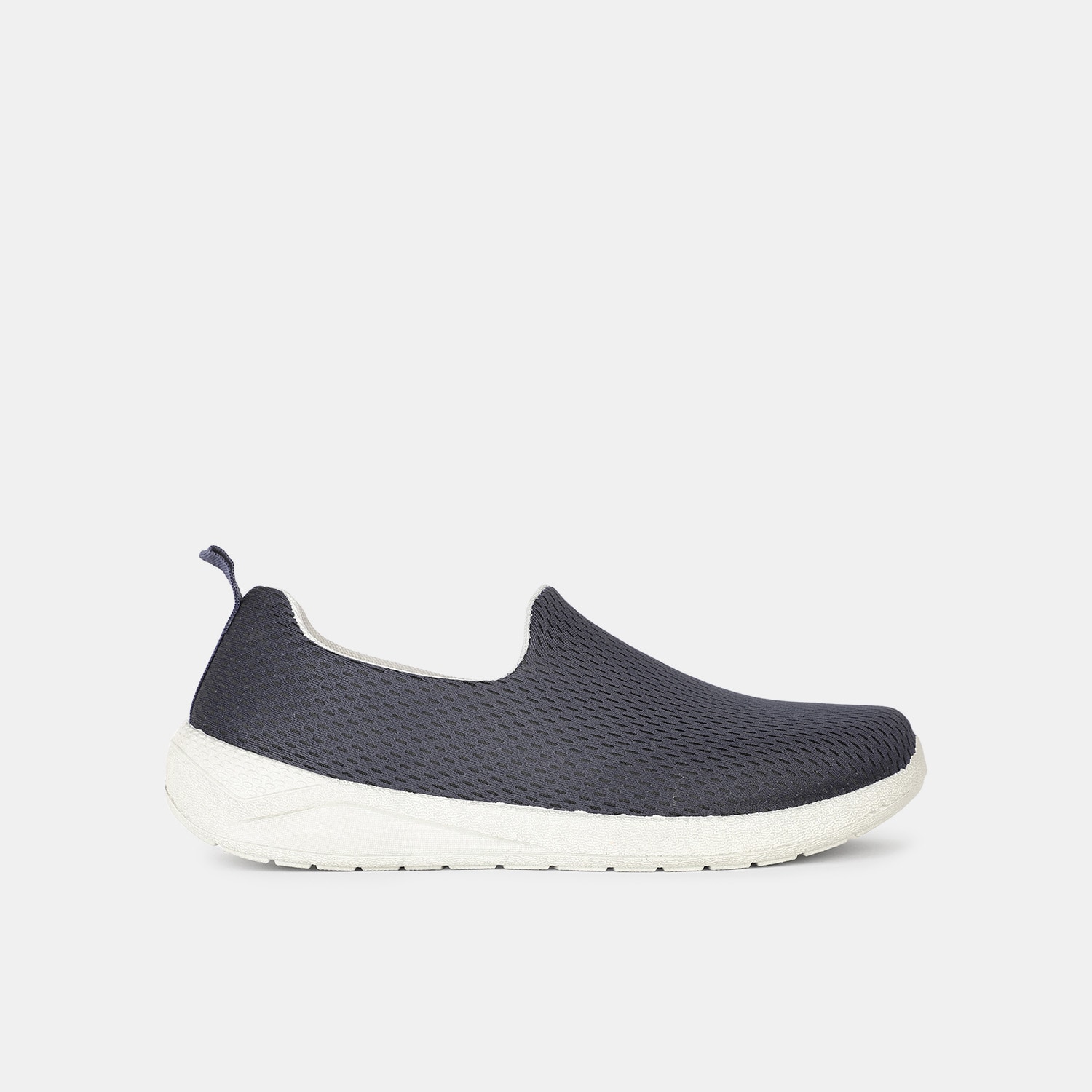 Bata navy textile slip-on sneakers for men