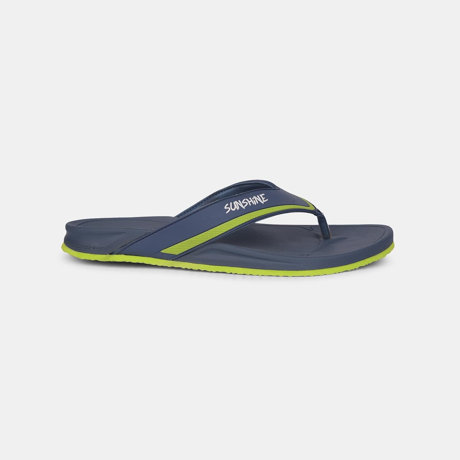 Bata sunshine blue flip flop thongs for men