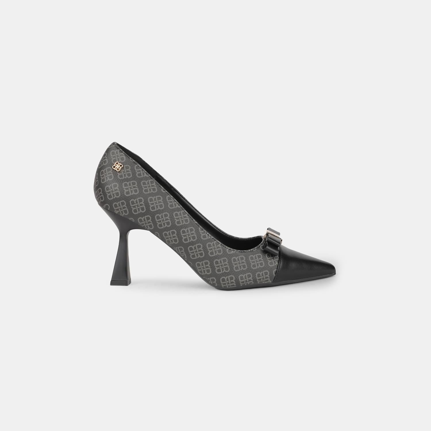 RED LABEL BLACK PUMPS FOR WOMEN