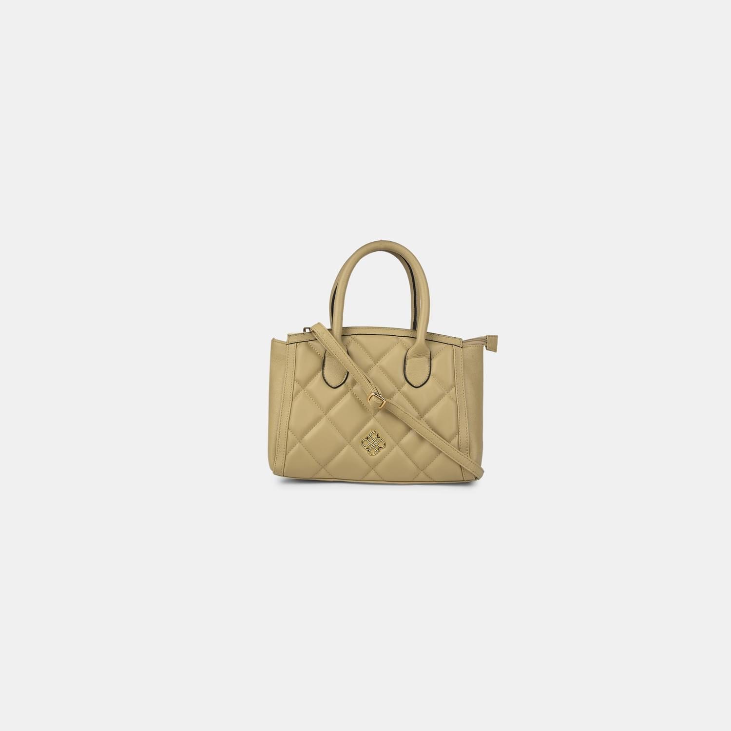 BATA RED LABEL BEIGE HAND BAG FOR WOMEN