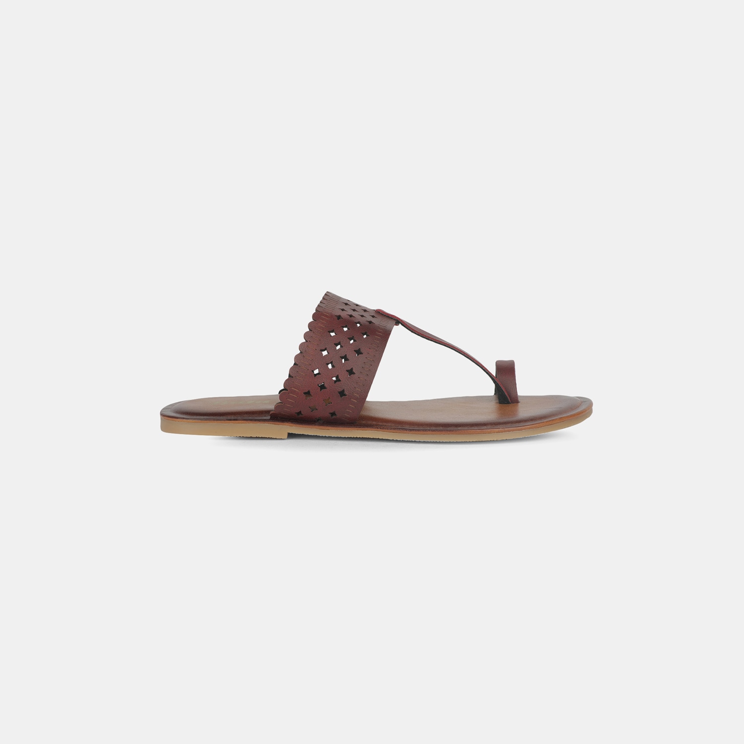 Bata Red Toe Ring For Women