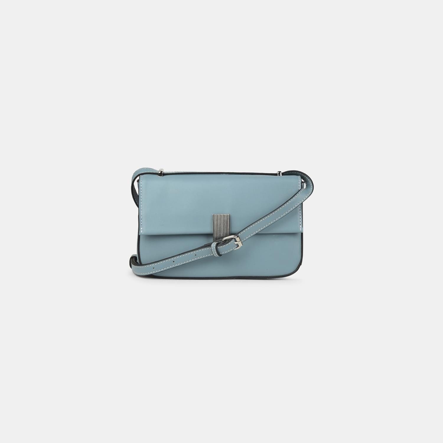 BATA RED LABEL LIGHT BLUE HAND BAG FOR WOMEN