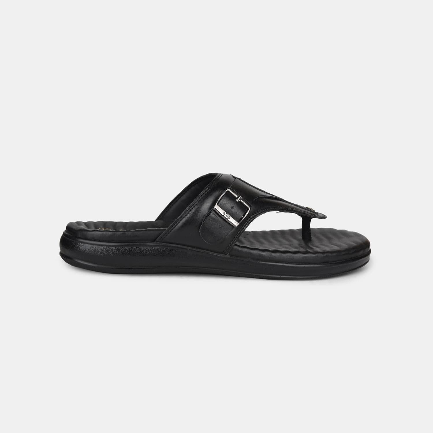 Scholl Black Slippers For Men