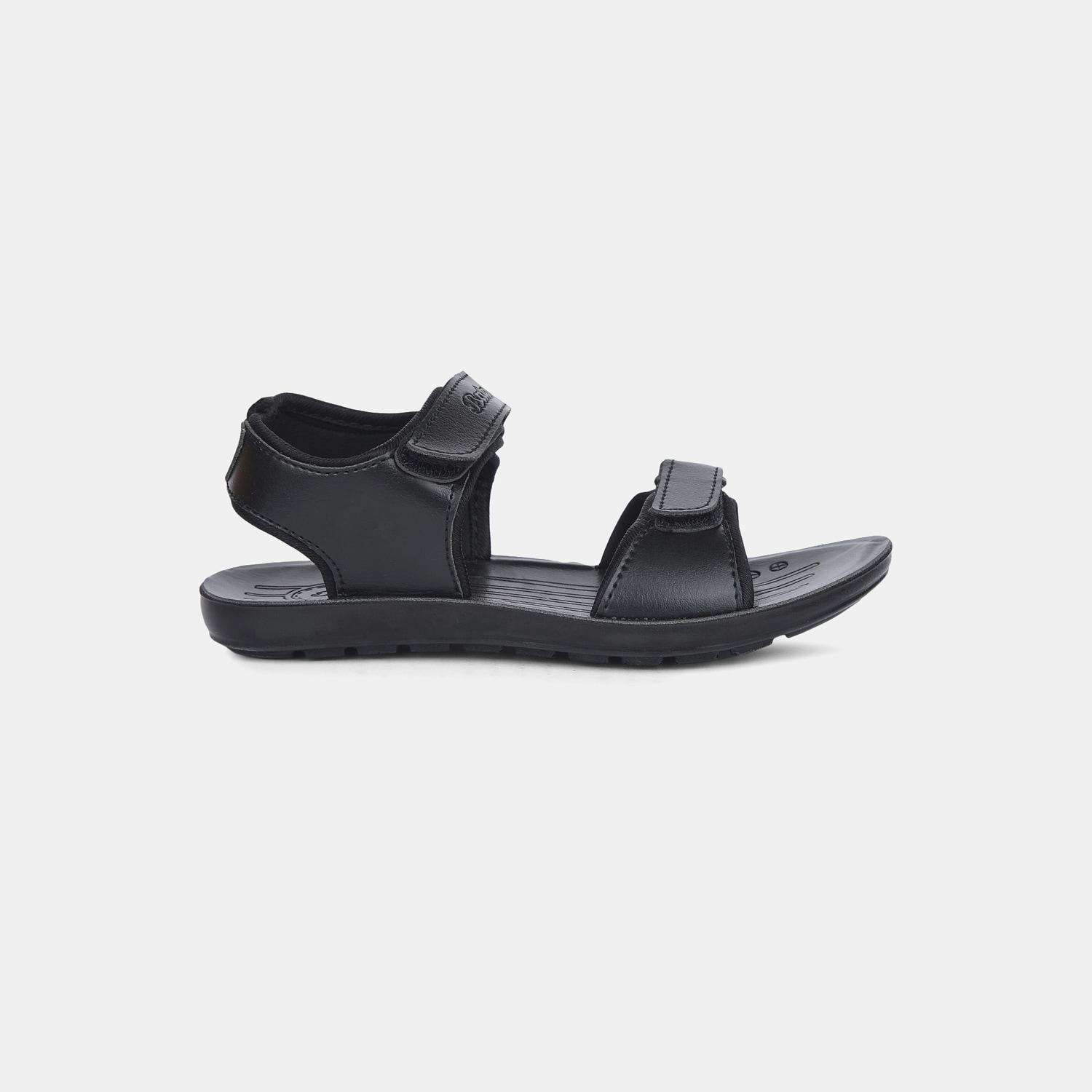 Bubblegummers black casual sandals for kids