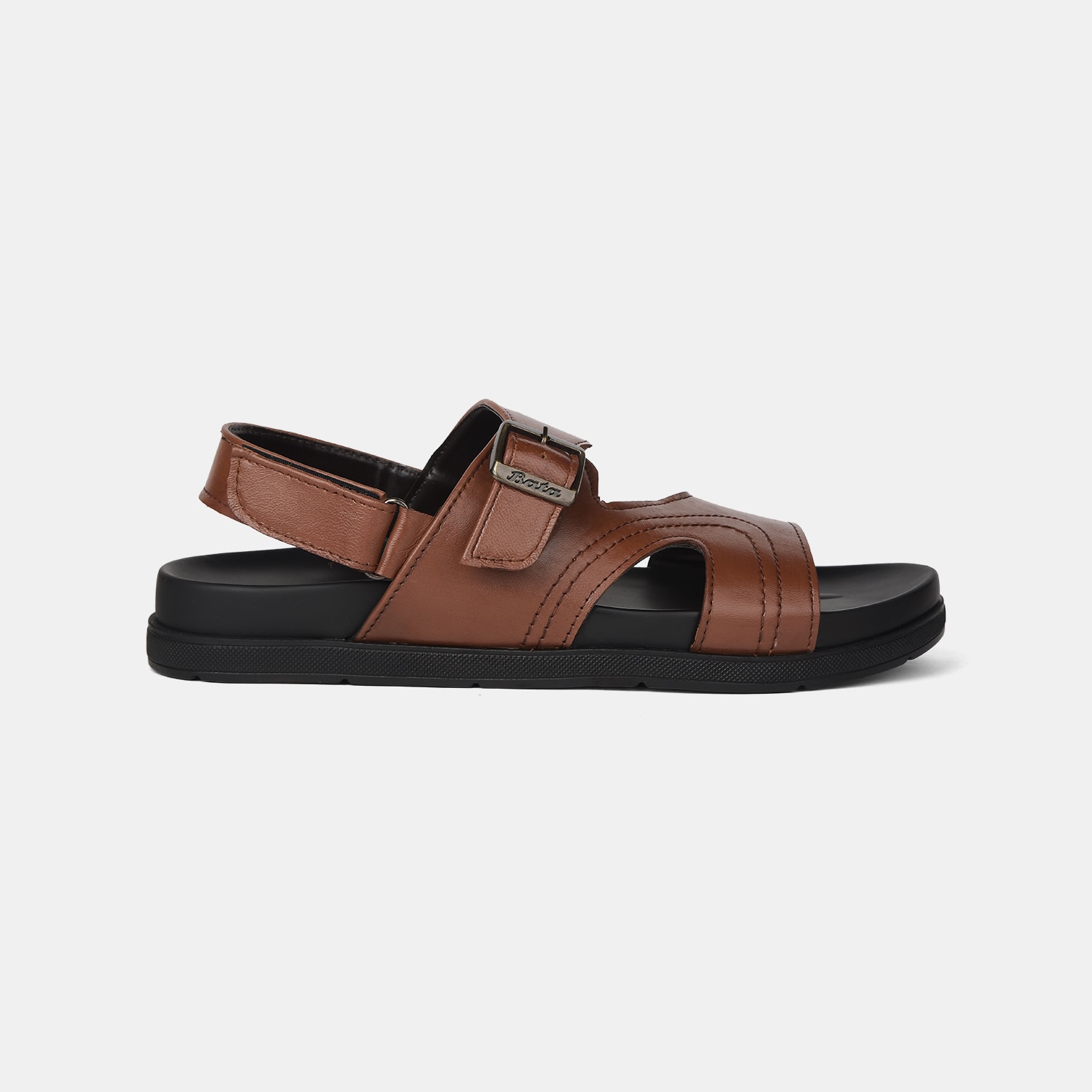 Bata Light Brown Sandals For Men