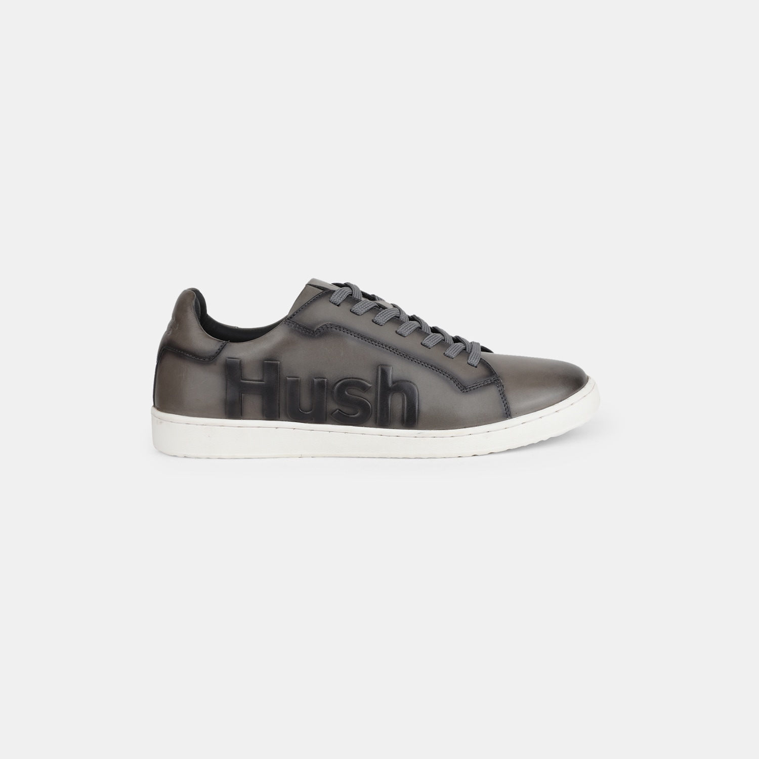 Hush Puppies Grey Casual Lace-Up Shoes For Men