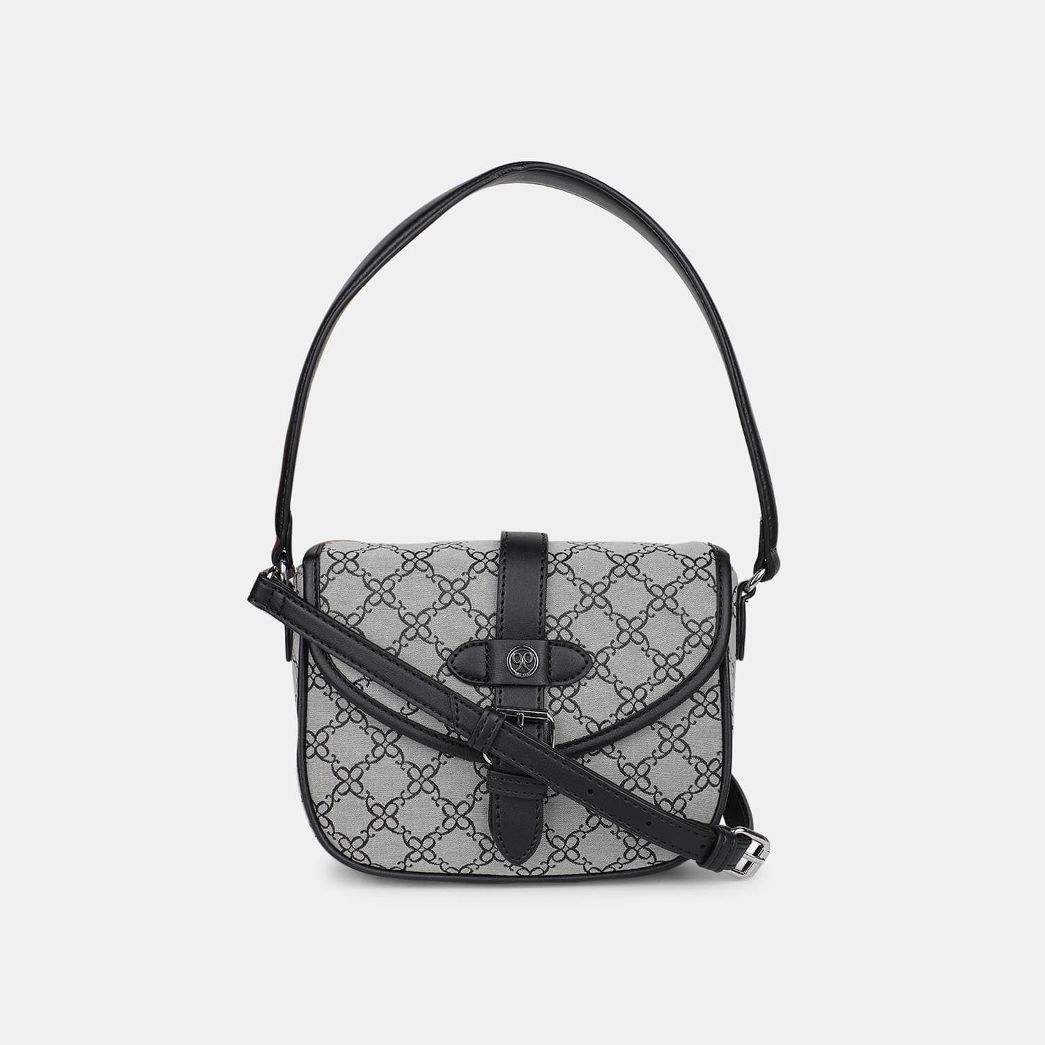 NINE WEST GREY HAND BAG FOR WOMEN