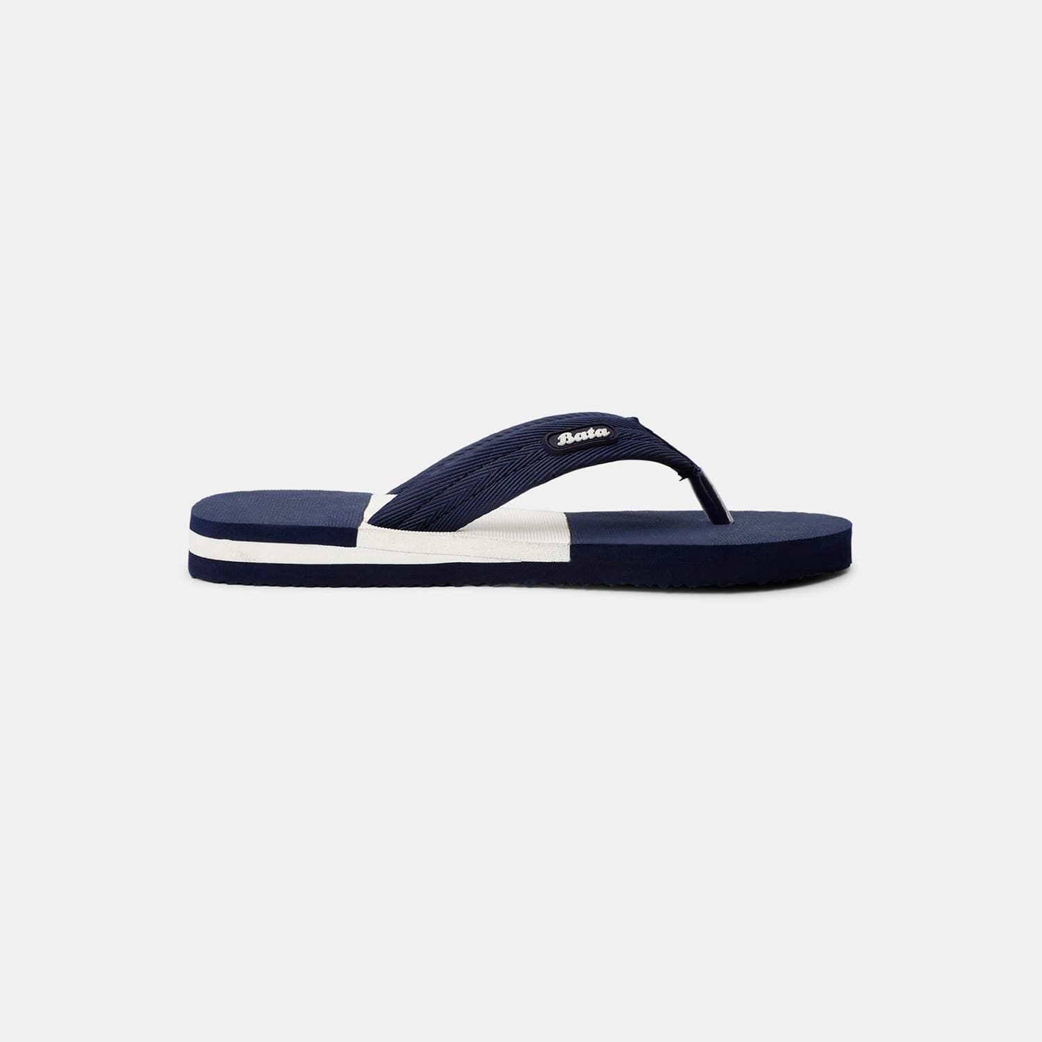 Bata Navy Flip-Flops for Men