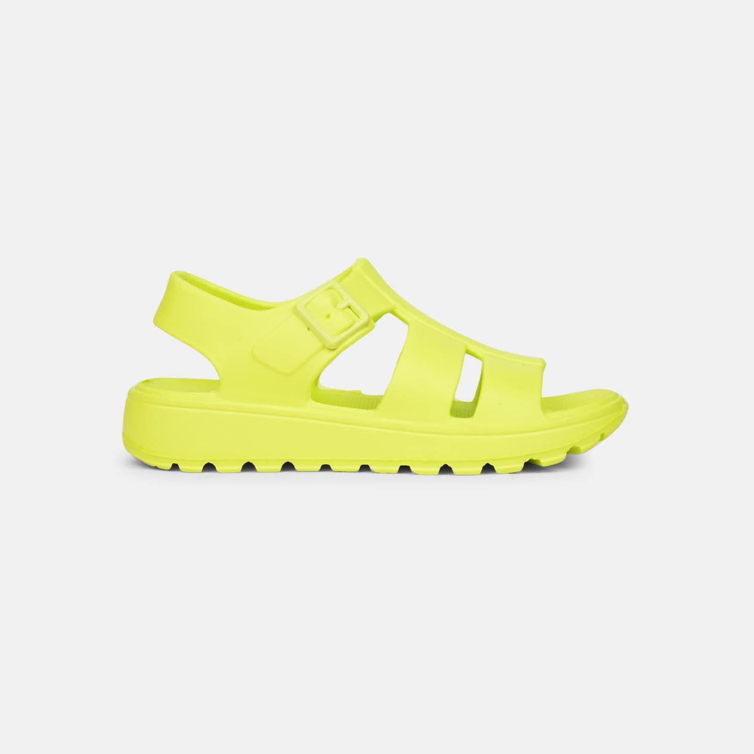 BATA NEON-GREEN SANDALS FOR WOMEN