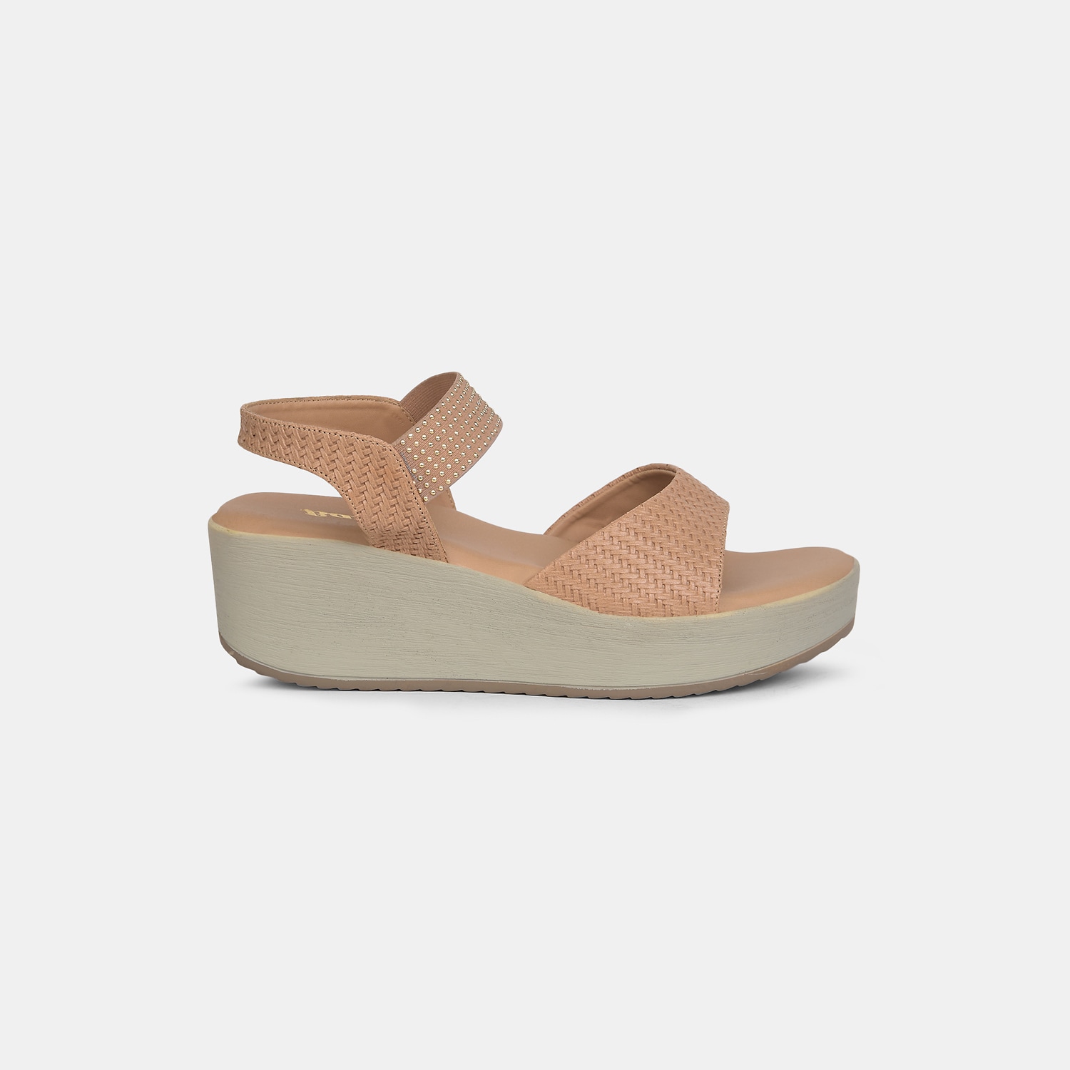 Bata Beige Sandals For Women