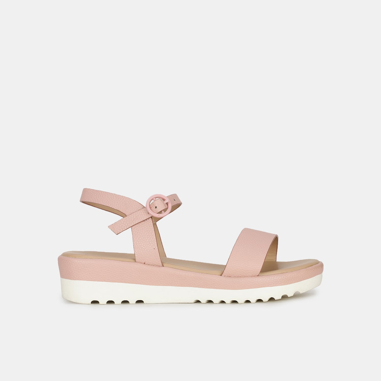Bata nude open toe sandals for women