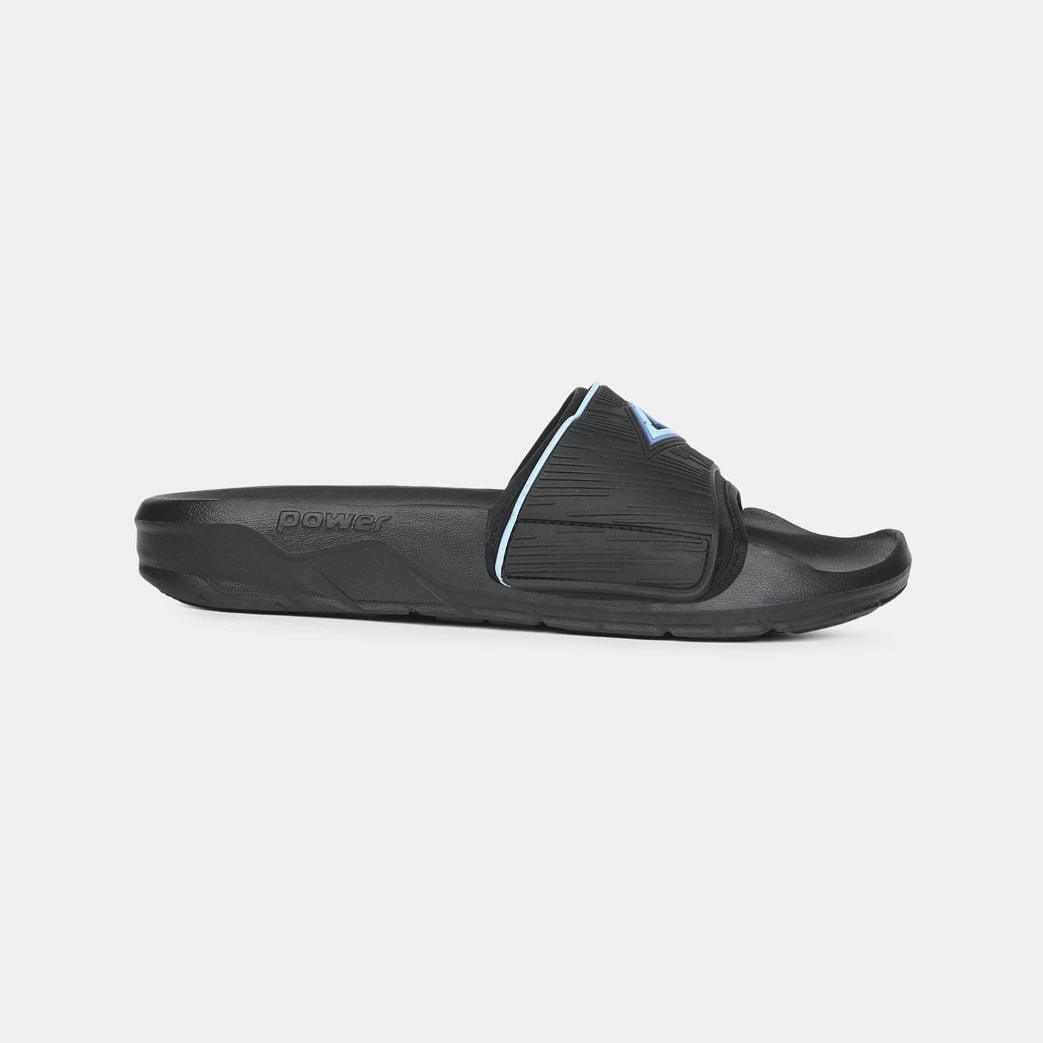 Power Black Flip Flops For Men