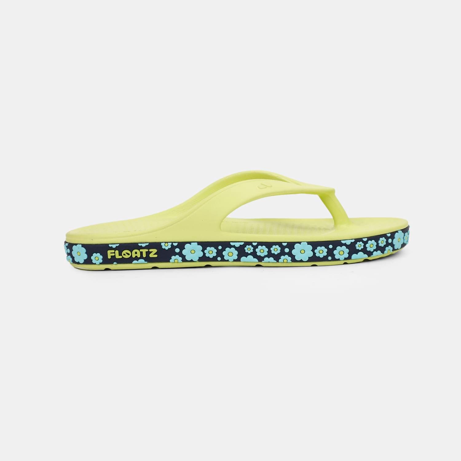 Floatz Neon-Yellow Flip-Flops for Women