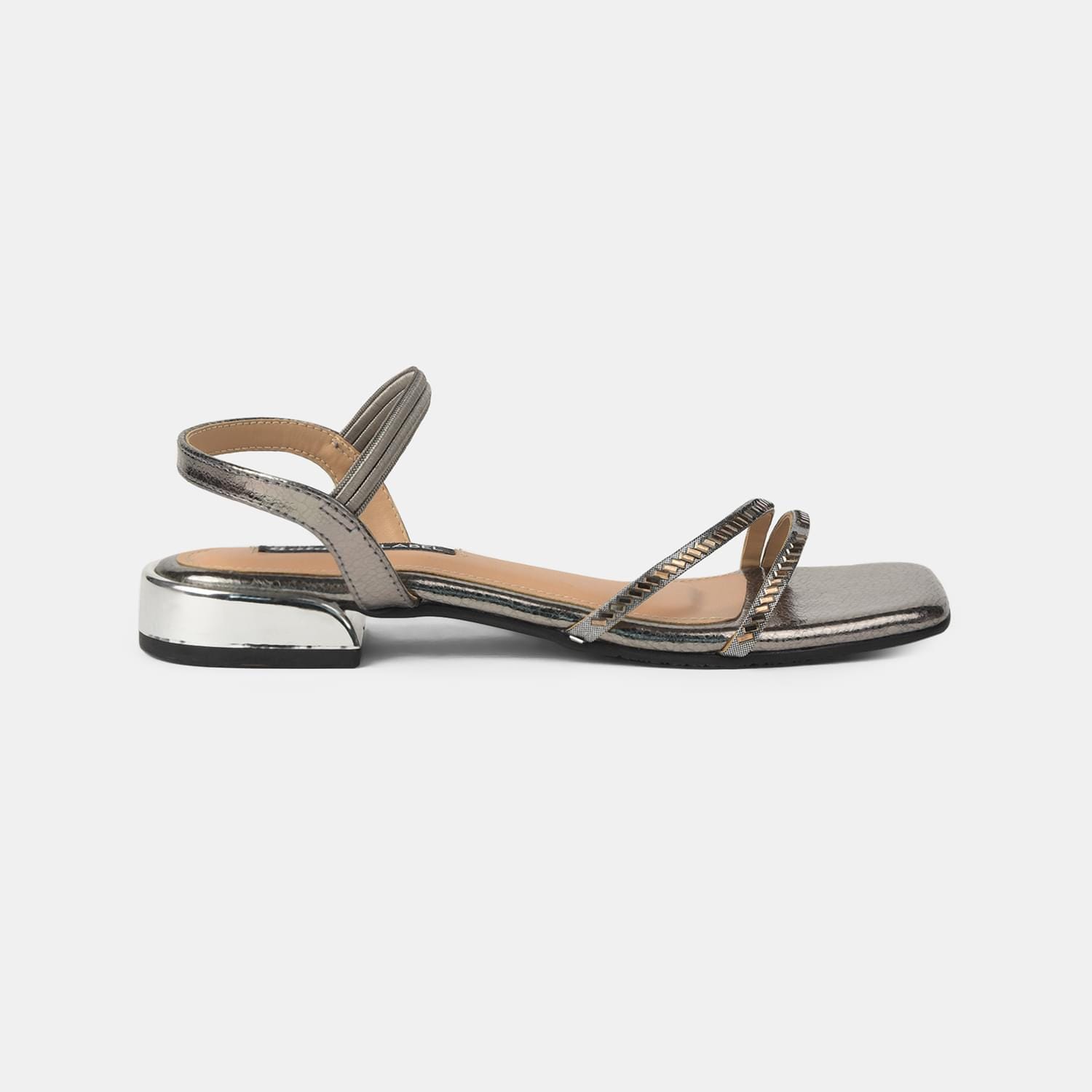 RED LABEL GREY SANDAL FOR WOMEN