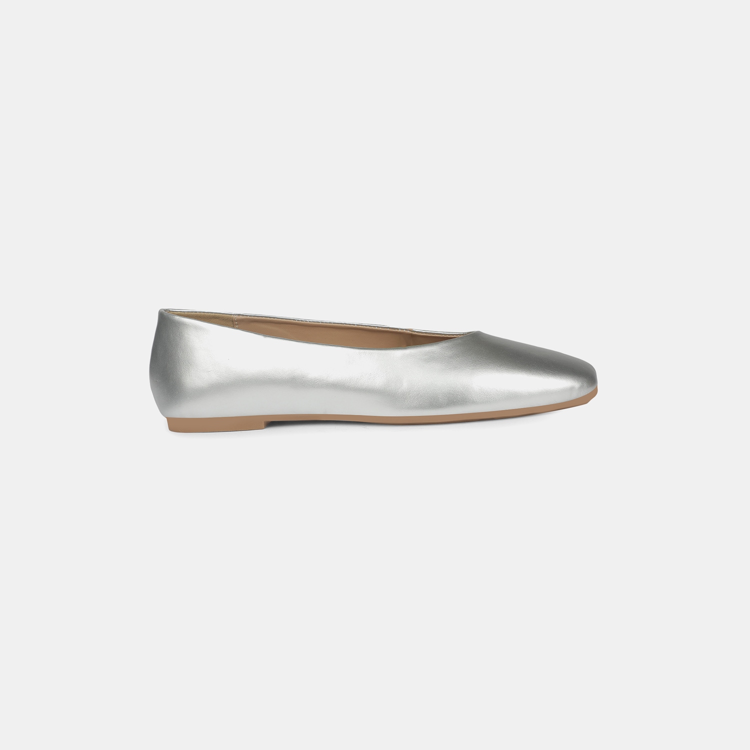 Bata Silver Ballerina For Women