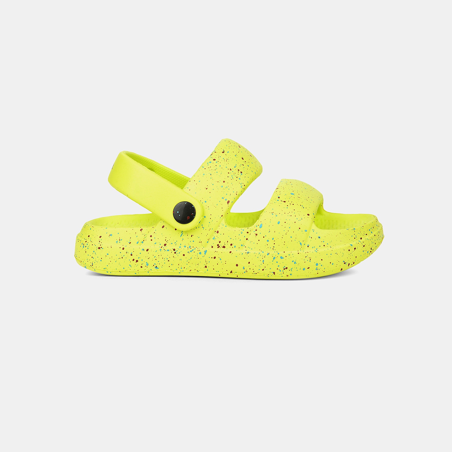 Bata Neon-Green Sandal For Kids