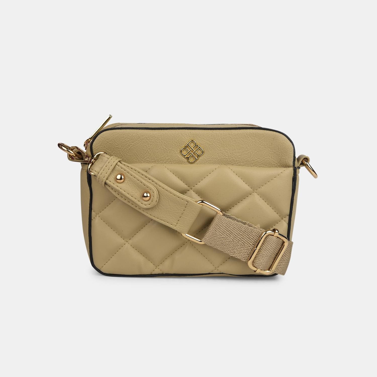 BATA RED LABEL BEIGE HAND BAG FOR WOMEN