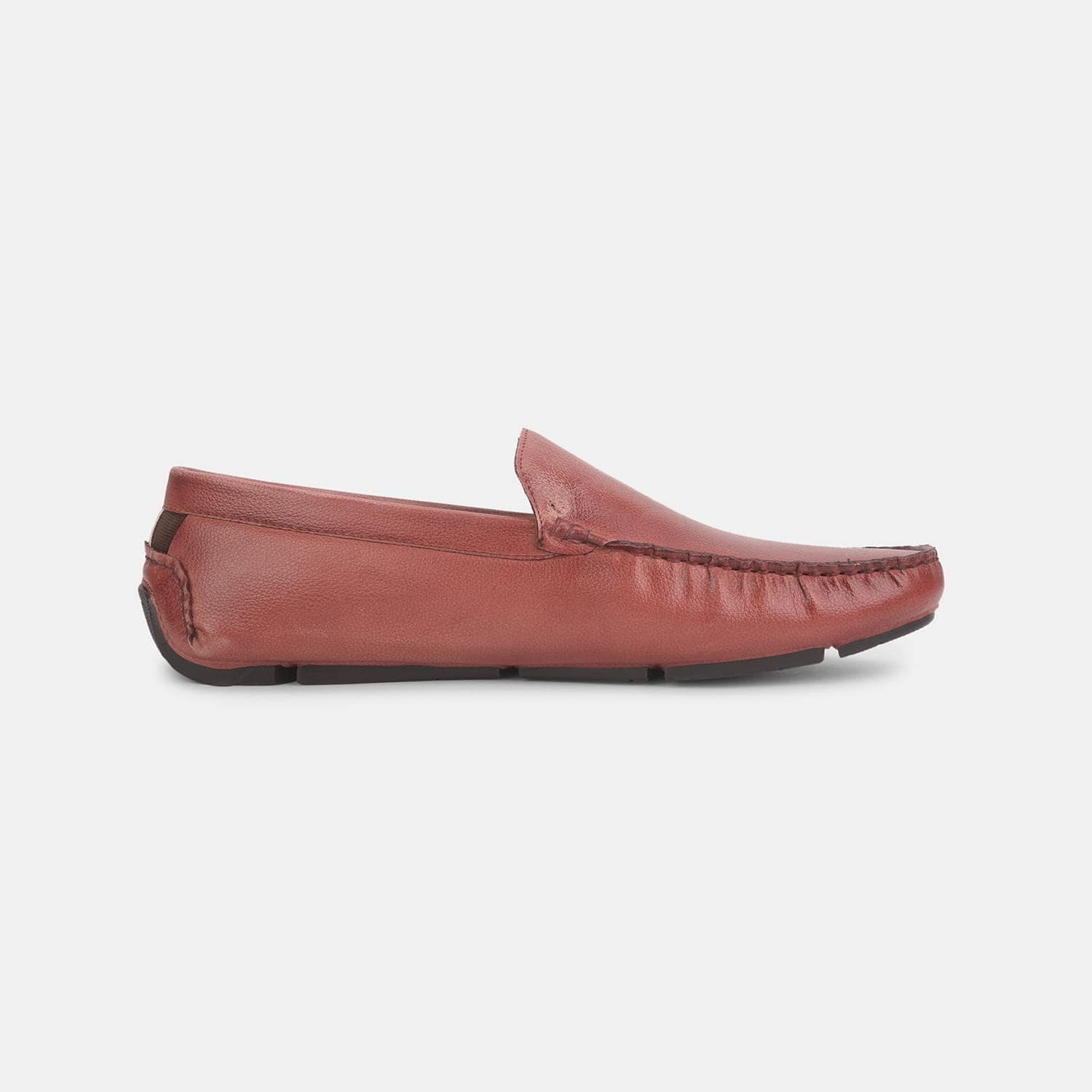 Red Label Maroon Loafers for Men