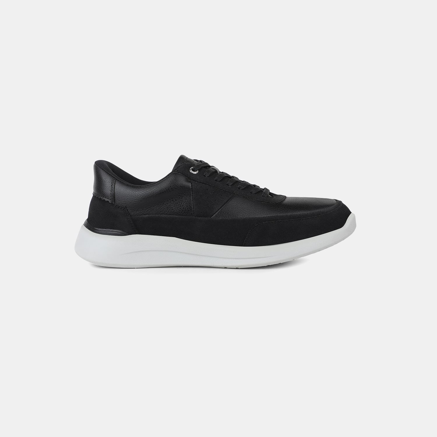 Bata Comfit Black Casual Lace-Up Shoes For Men