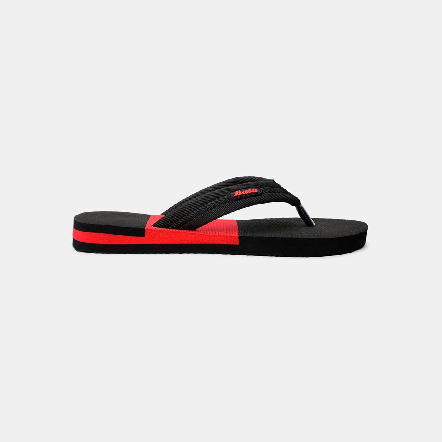 Bata Black Flip-Flops for Men