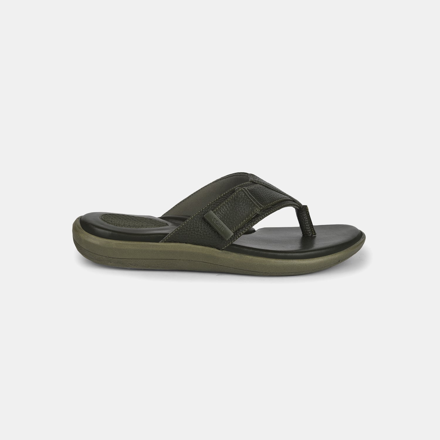 Bata Comfit Olive Slippers For Men