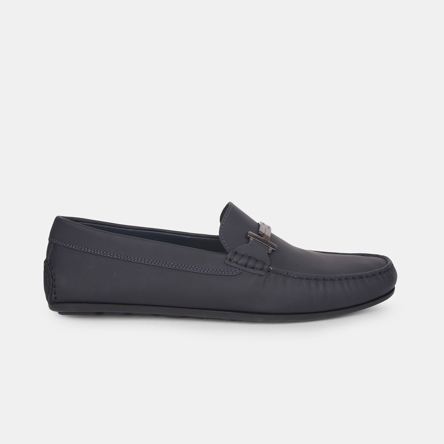 Hush Puppies Navy Loafers For Men