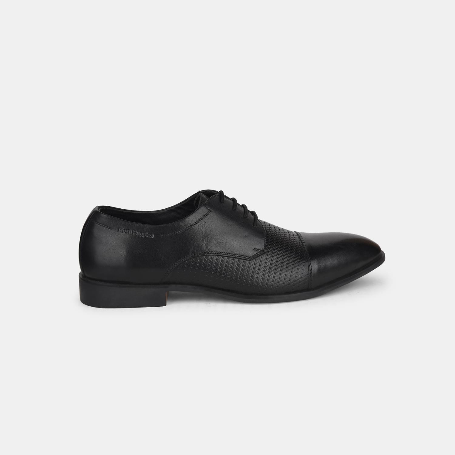 Hush Puppies Black Derby Formal Shoes For Men
