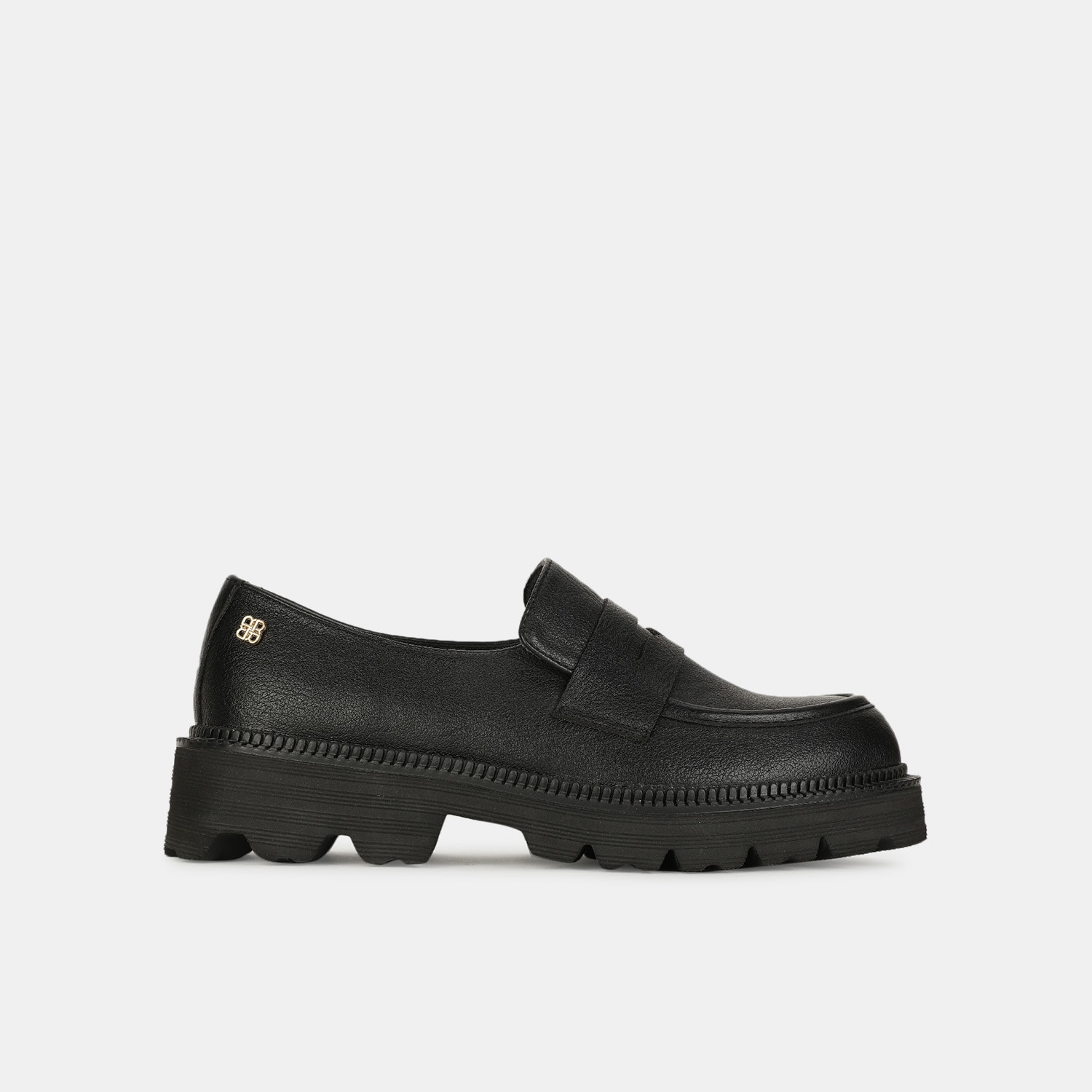 Bata black casual monk shoes for women