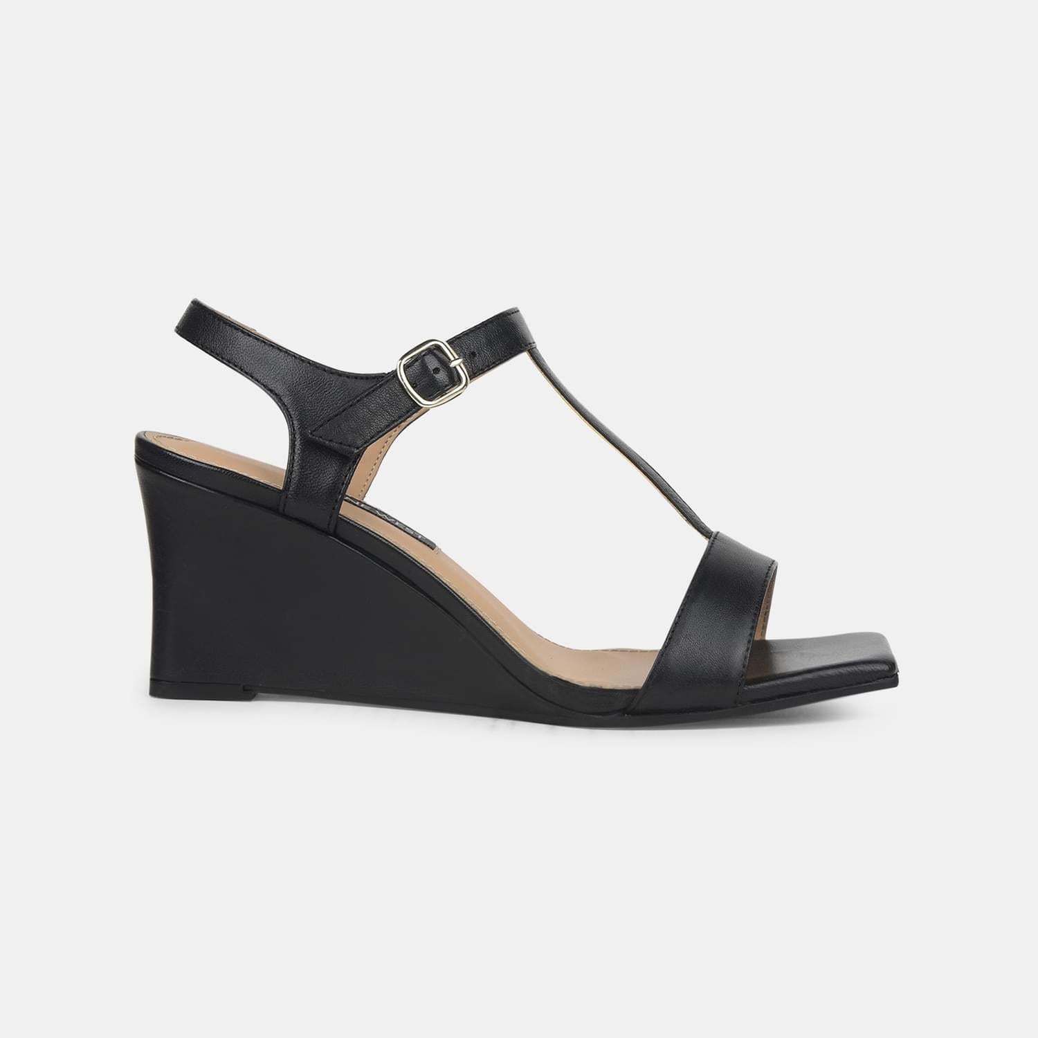 NINE WEST BLACK SANDALS FOR WOMEN
