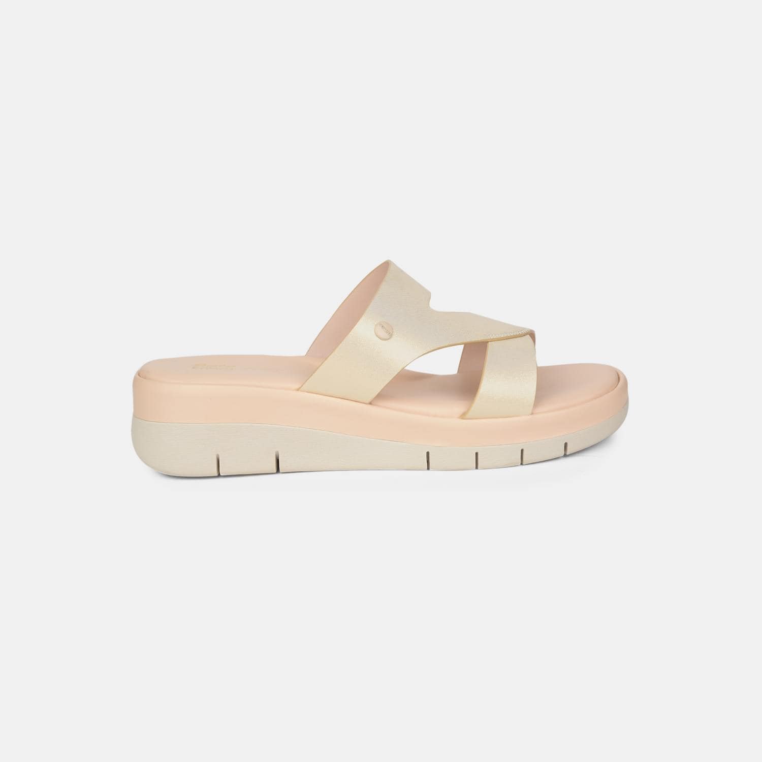Bata Comfit Beige Thong for Women