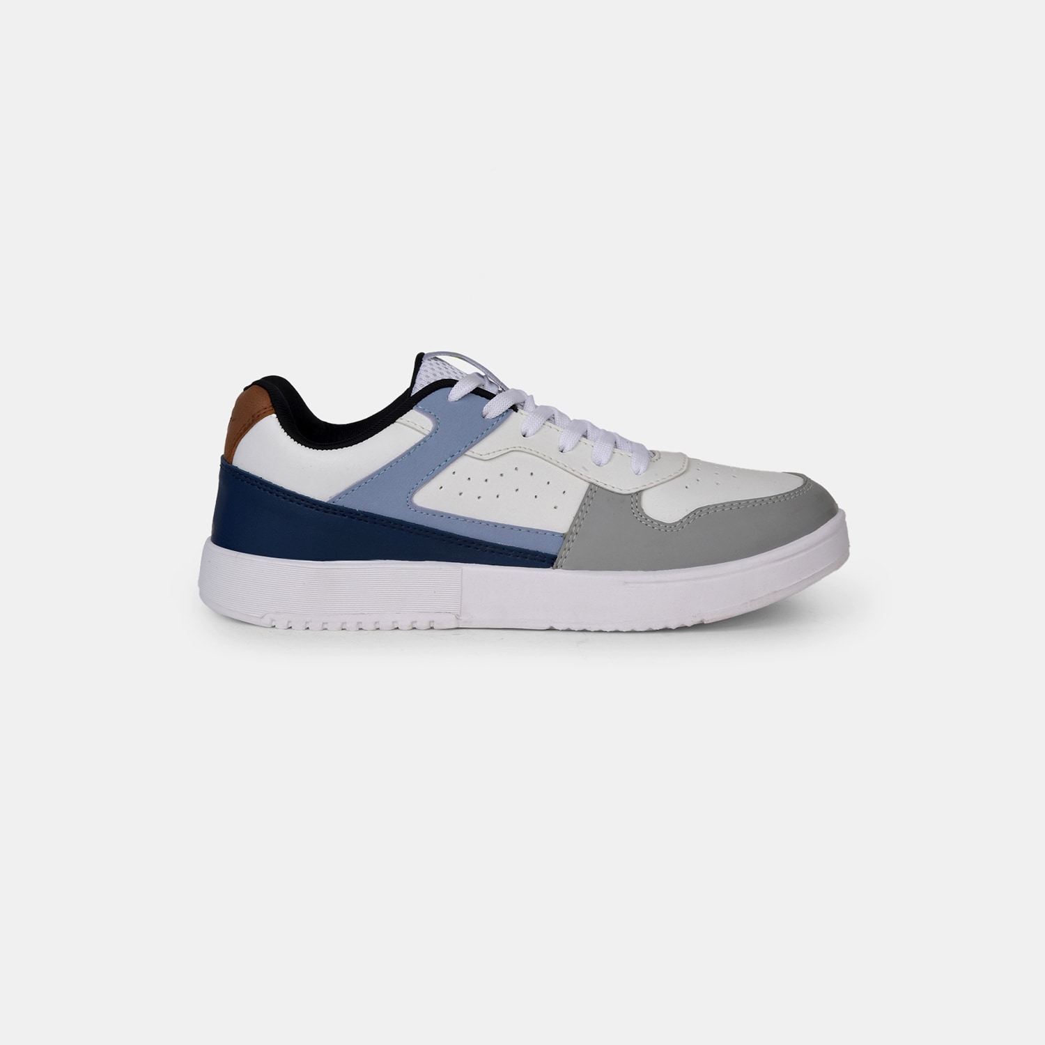 Bata Light Blue Lace-Up Casual Shoes For Men