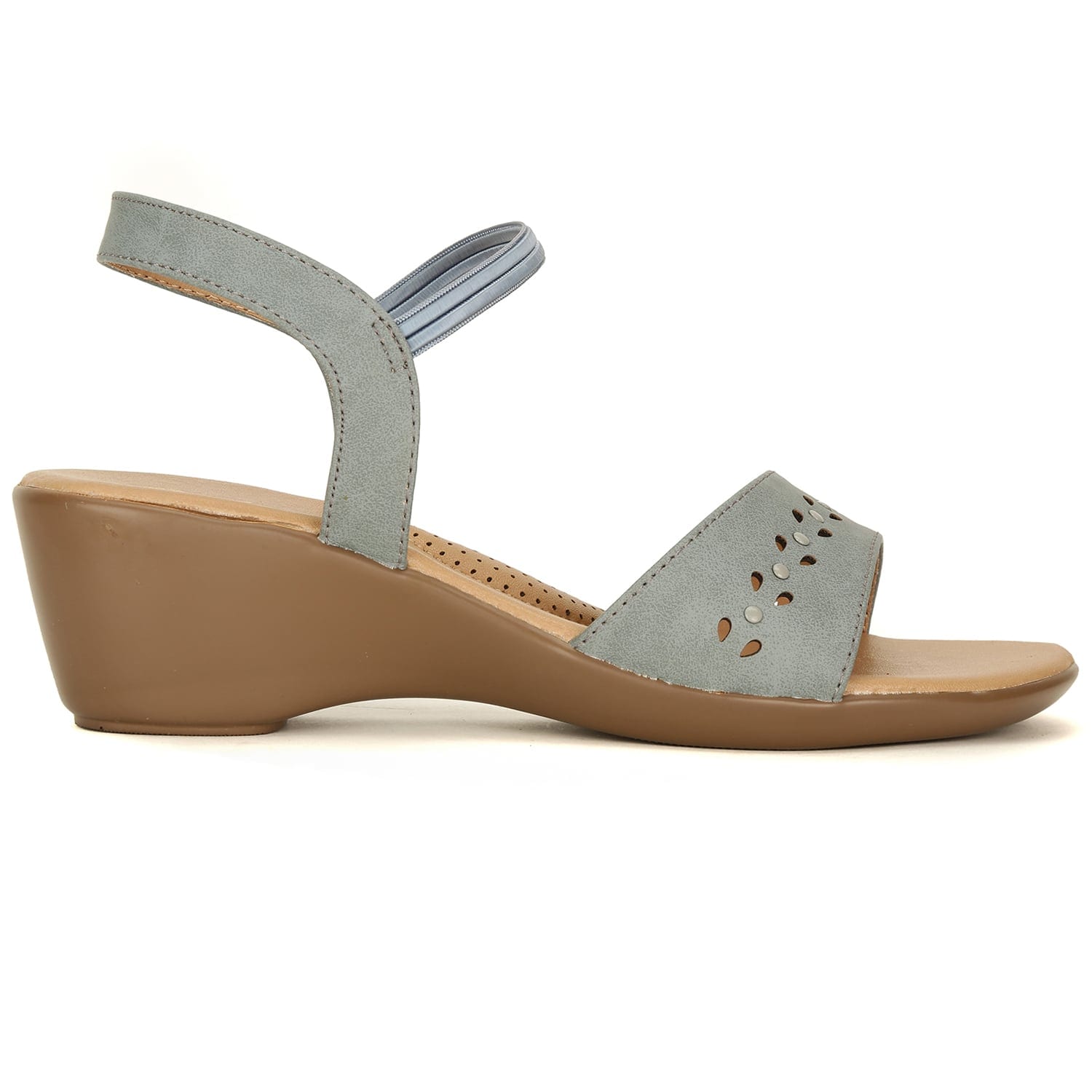 Bata light blue open toe sandals for women