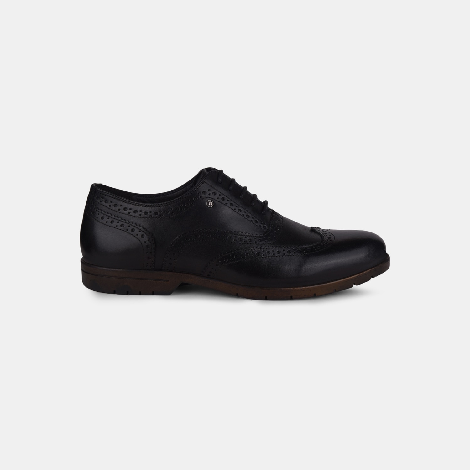 Bata Black Oxford Formal Shoes For Men